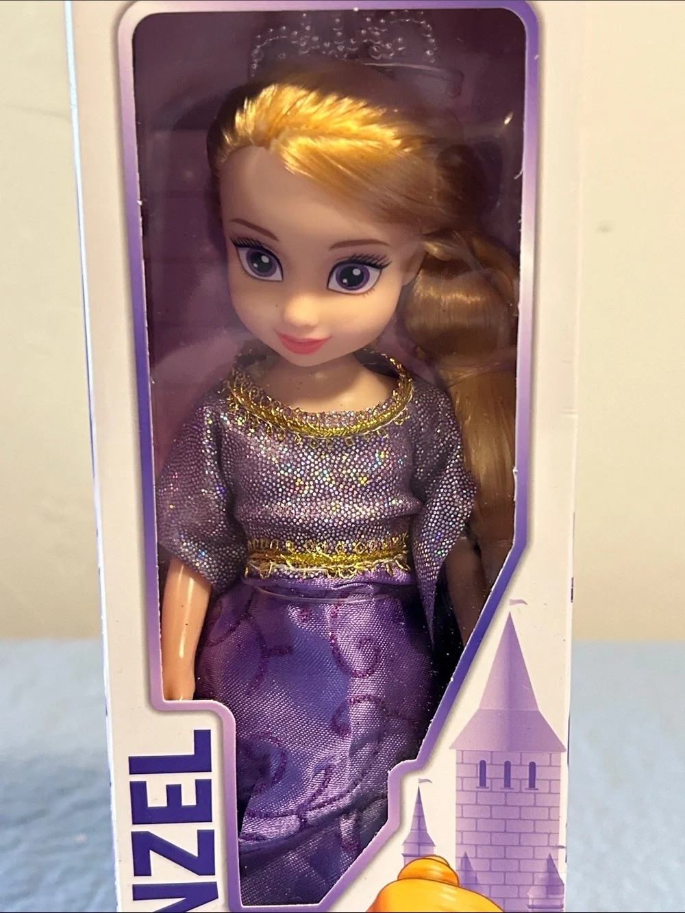 Set of 4 Fairytale Princesses Belle Rapunzel Cinderella Sleeping Beauty Dolls